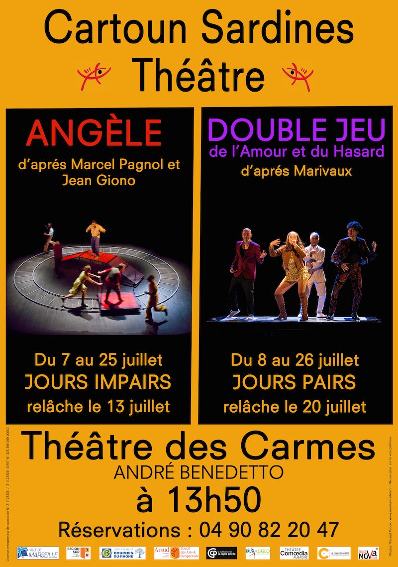 cartoun Sardines_affiche avignon_2022